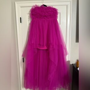 Tulle Hot Pink Dress
